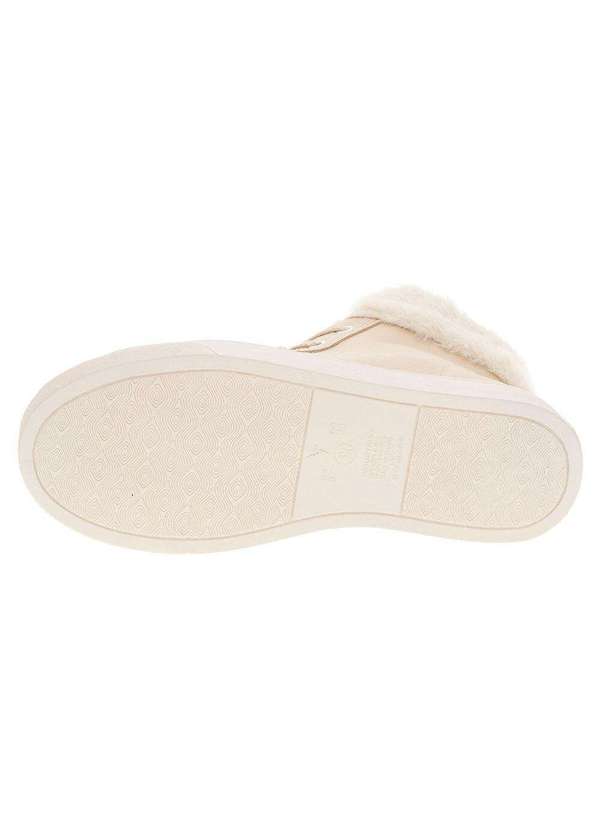 Via Marte - Bota Feminina Cano Baixo Via Marte - 223006 - Bege 4