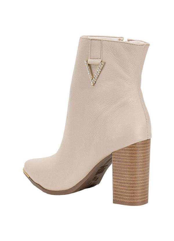 Via Marte - Bota Feminina Cano Baixo Via Marte 230001 Marfim 3