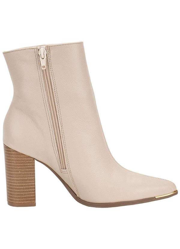 Via Marte - Bota Feminina Cano Baixo Via Marte 230001 Marfim 5