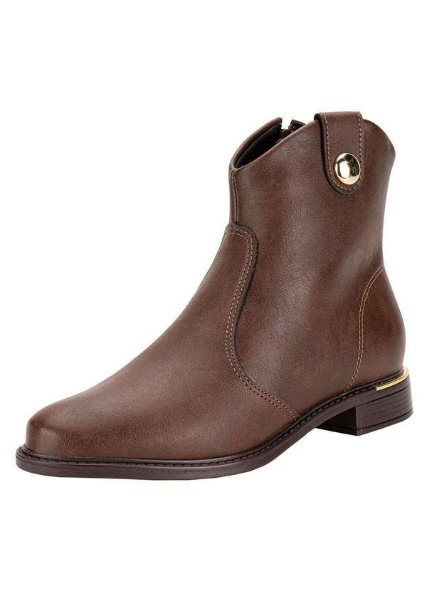 Vizzano - Bota Feminina Cano Baixo Vizzano 3077120 - Café