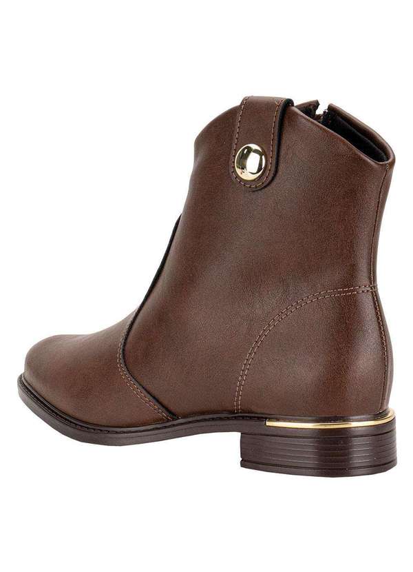 Vizzano - Bota Feminina Cano Baixo Vizzano 3077120 - Café 3