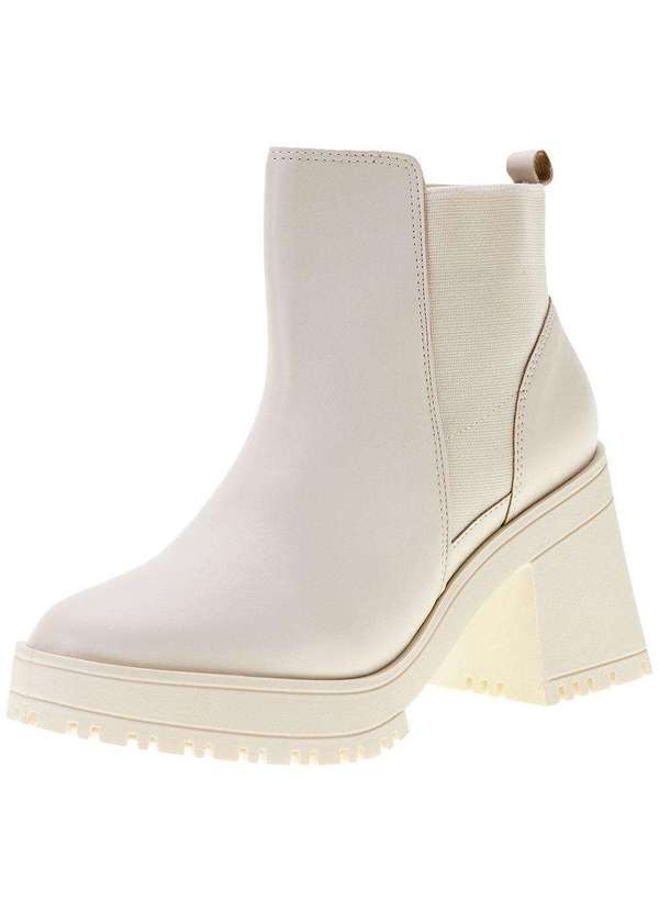 Vizzano - Bota Feminina Cano Baixo Vizzano - 3091100 - Marfim