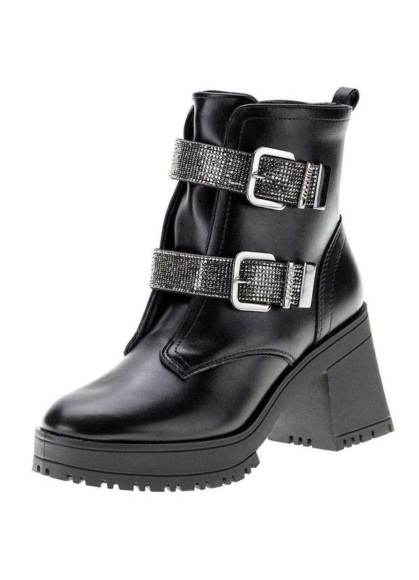 Vizzano - Bota Feminina Cano Baixo Vizzano - 3091103 - Preto