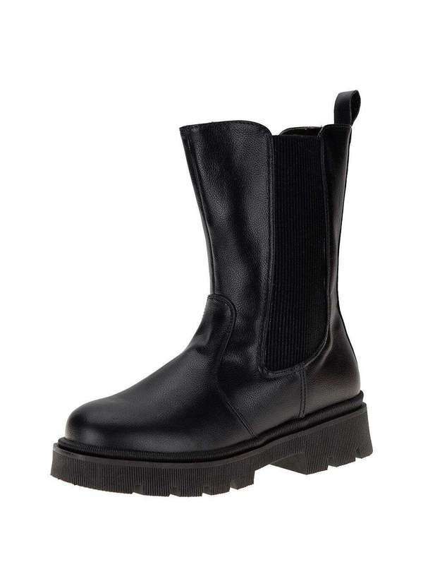 Mooncity - Bota Feminina Cano Médio Mooncity - 72244 - Preto