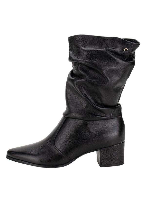 Pegada - Bota Feminina Cano Médio Pegada 280901 - Preto 2