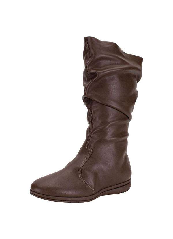 Piccadilly - Bota Feminina Cano Médio Piccadilly 261026 Café