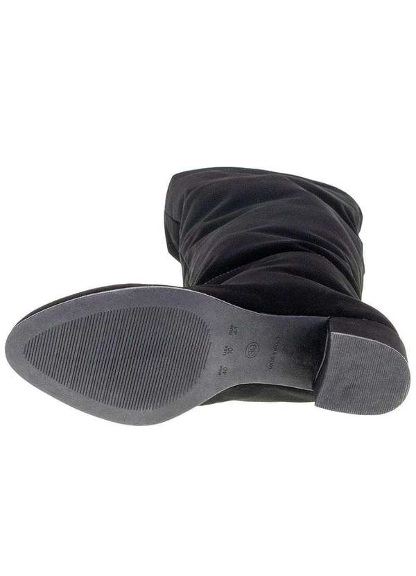 Villa Rosa - Bota Feminina Cano Médio Villa Rosa - 25088 - Preto/Nobuck 4