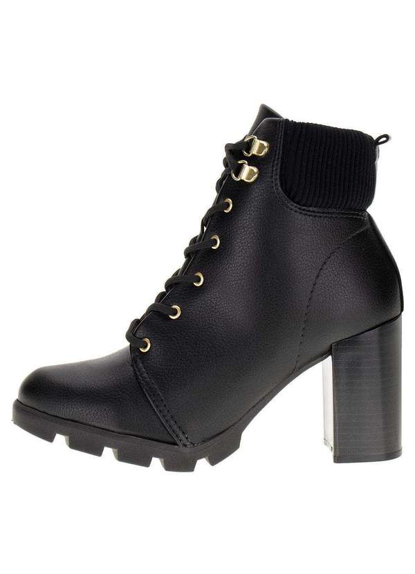 Beira Rio - Bota Feminina Coturno Beira Rio - 9074103 - Preto 2
