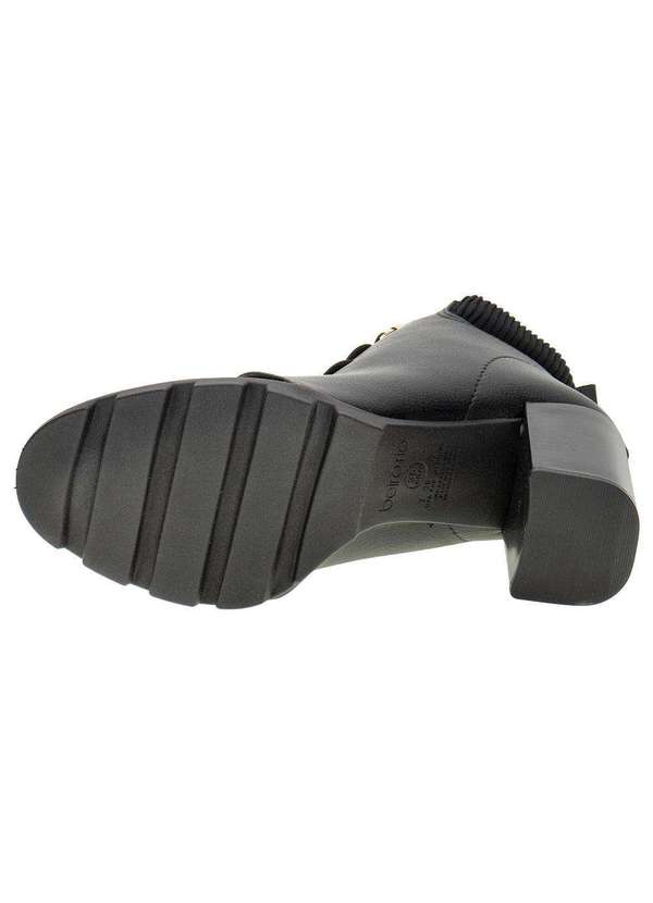 Beira Rio - Bota Feminina Coturno Beira Rio - 9074103 - Preto 4