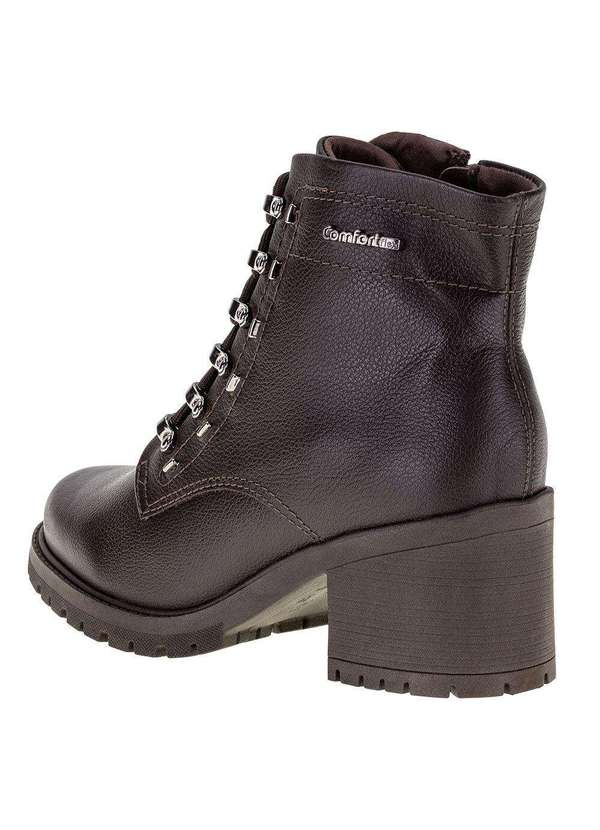 Comfortflex - Bota Feminina Coturno Comfortflex - 2377302 - Café 01 3
