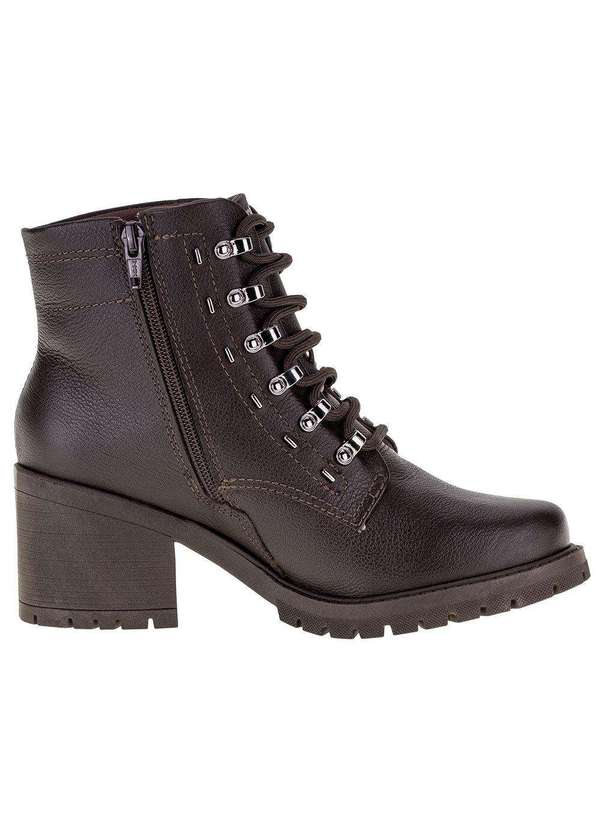 Comfortflex - Bota Feminina Coturno Comfortflex - 2377302 - Café 01 5