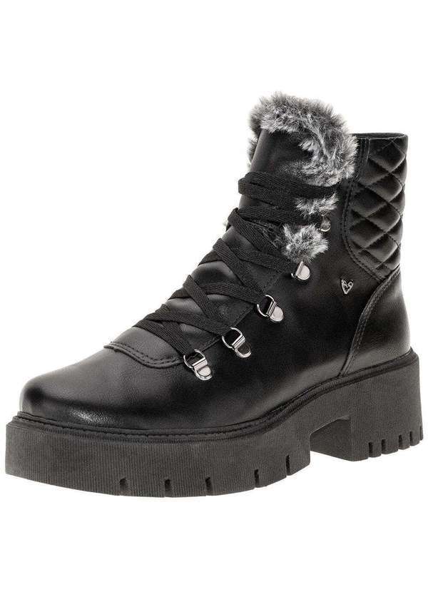 Mississipi - Bota Feminina Coturno Mississipi - Q7842 - Preto