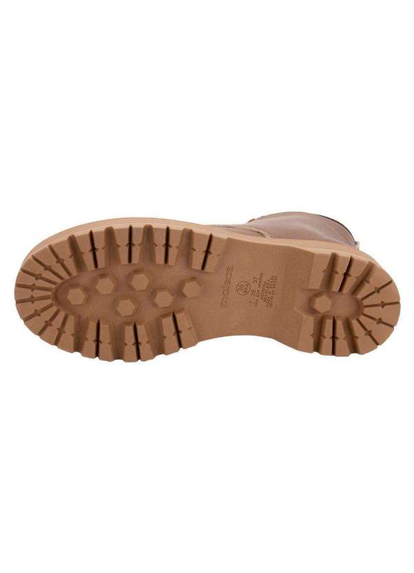 Moleca - Bota Feminina Coturno Moleca 5351101 - Caramelo 5