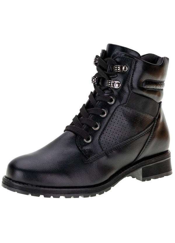 Mooncity - Bota Feminina Coturno Mooncity - 72125 - Preto