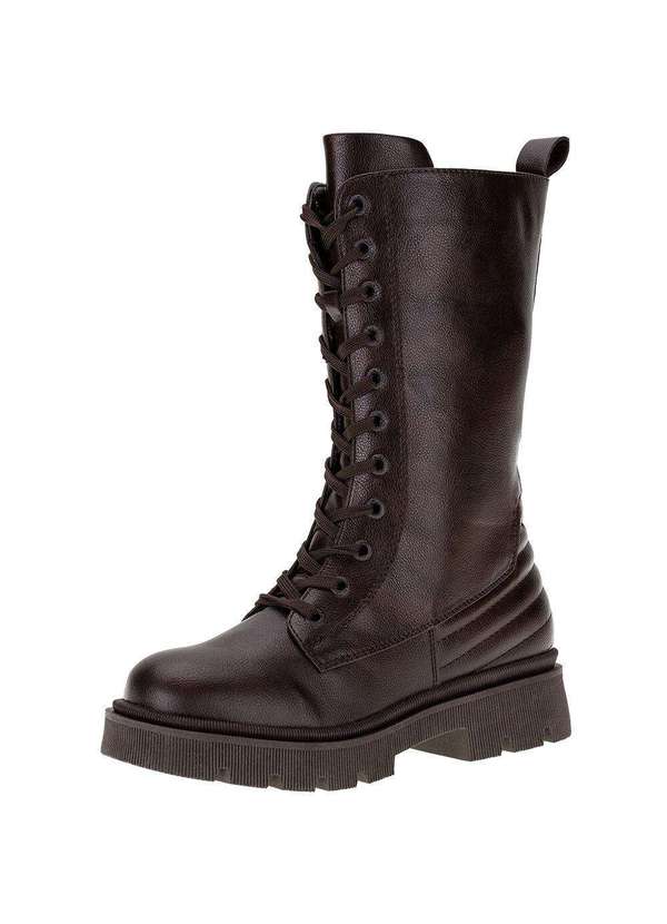 Mooncity - Bota Feminina Coturno Mooncity - 72245 - Café