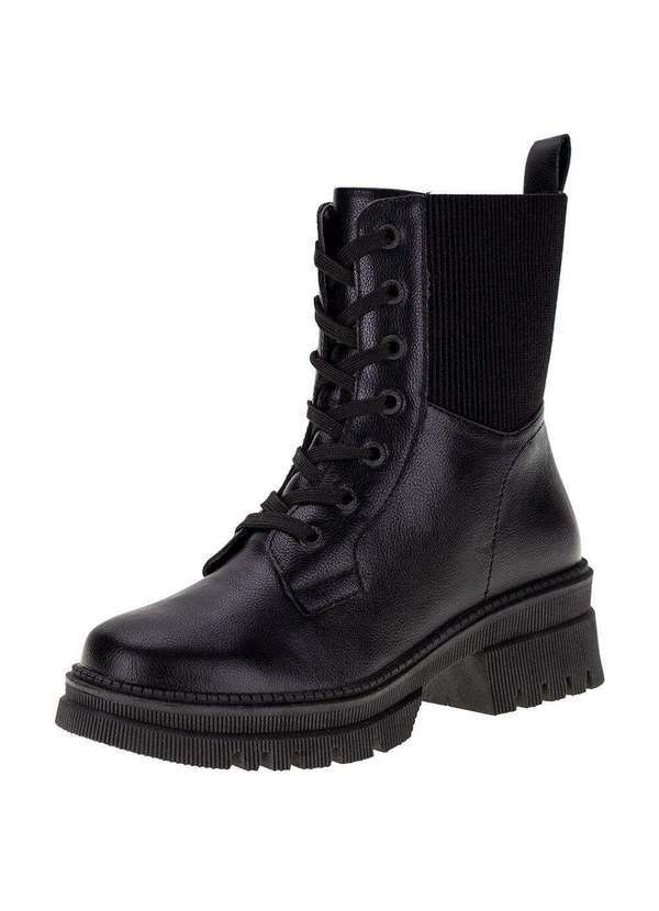 Mooncity - Bota Feminina Coturno Mooncity - 72262 - Preto