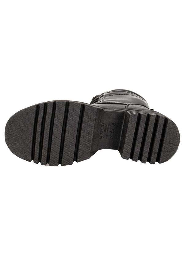 Mooncity - Bota Feminina Coturno Mooncity 72264 - Preto 4