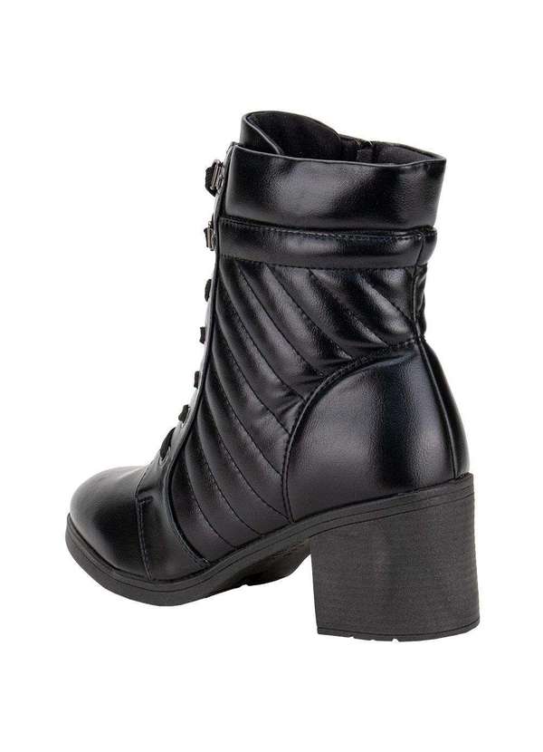 Mooncity - Bota Feminina Coturno Mooncity 73202 Preto 3