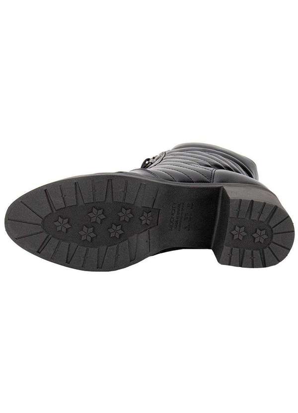 Mooncity - Bota Feminina Coturno Mooncity 73202 Preto 4