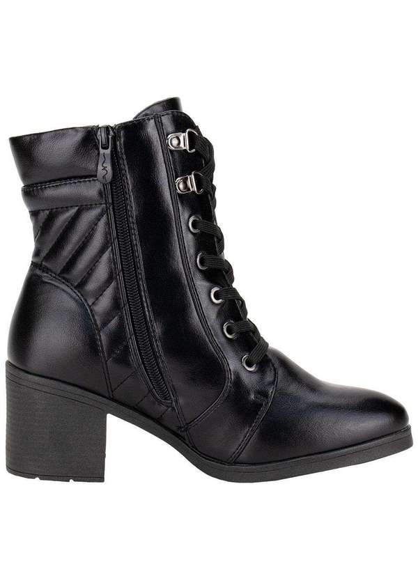 Mooncity - Bota Feminina Coturno Mooncity 73202 Preto 5