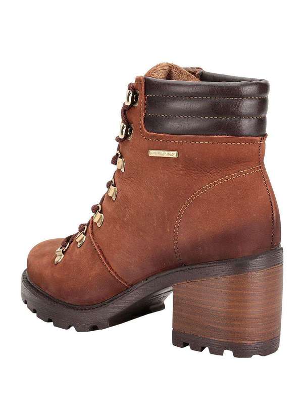 Pegada - Bota Feminina Coturno Pegada 281321 Chocolate 3