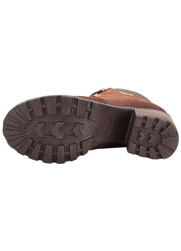 Pegada - Bota Feminina Coturno Pegada 281321 Chocolate 4