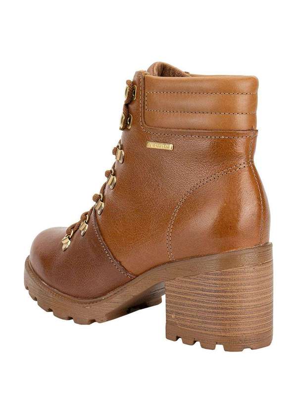 Pegada - Bota Feminina Coturno Pegada 281321 Caramelo 3