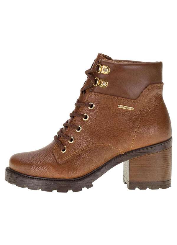 Pegada - Bota Feminina Coturno Pegada - 281329 - Caramelo 2