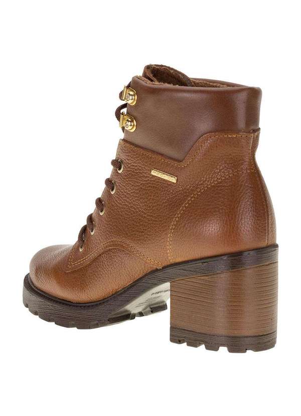 Pegada - Bota Feminina Coturno Pegada - 281329 - Caramelo 3