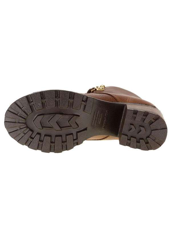 Pegada - Bota Feminina Coturno Pegada - 281329 - Caramelo 4