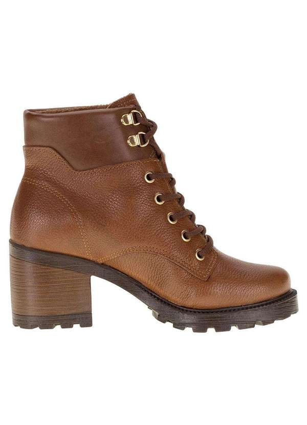 Pegada - Bota Feminina Coturno Pegada - 281329 - Caramelo 5