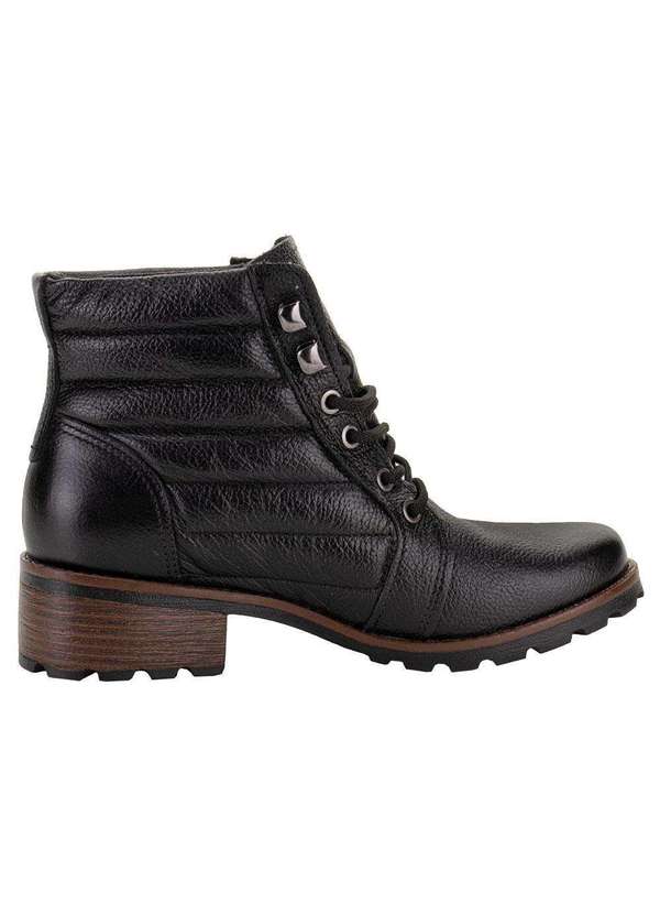 Pegada - Bota Feminina Coturno Pegada 281413 - Preto 5