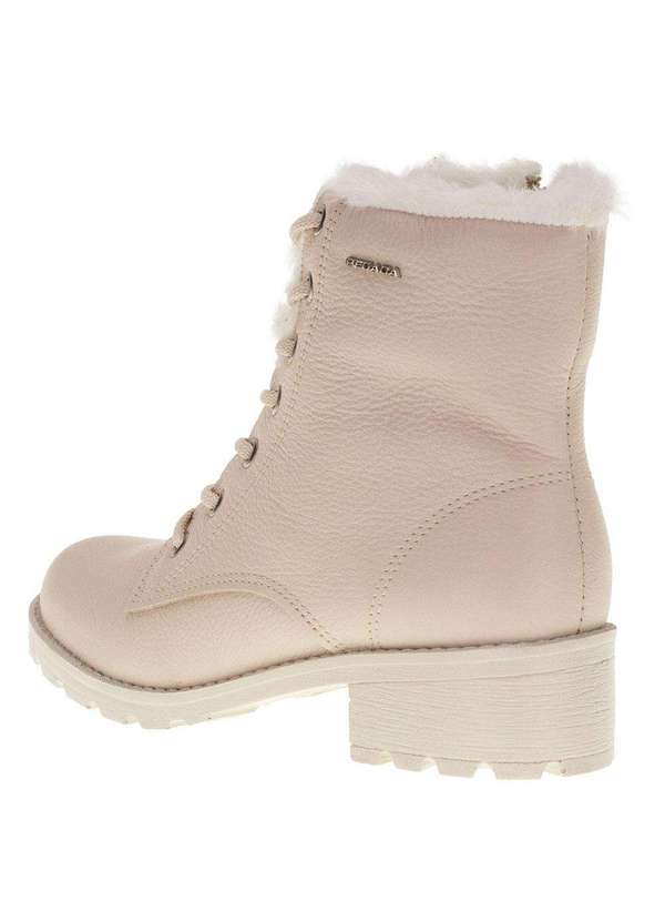 Pegada - Bota Feminina Coturno Pegada - 281414 - Marfim 3