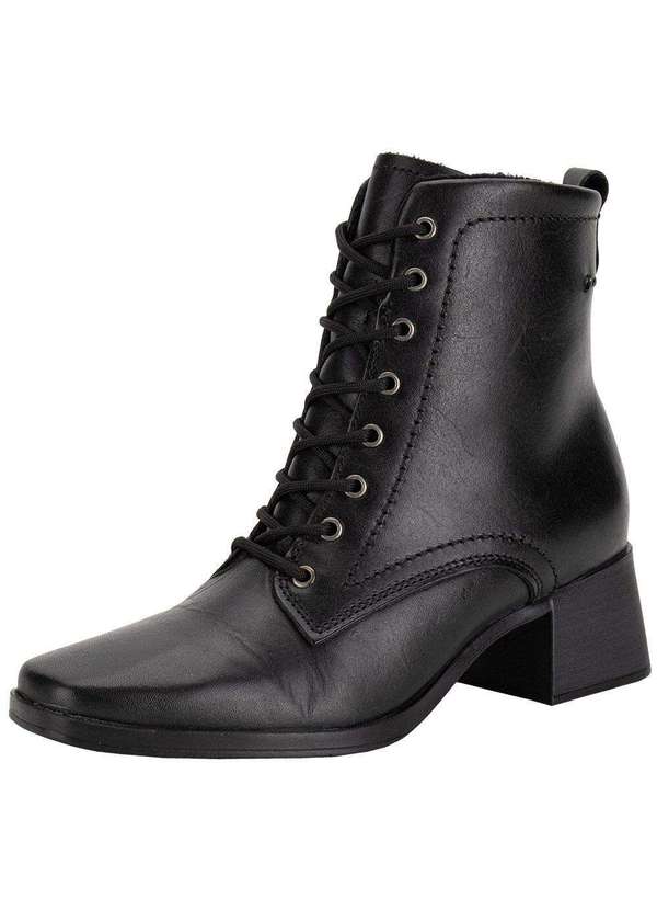 Pegada - Bota Feminina Coturno Pegada 282352 Preto
