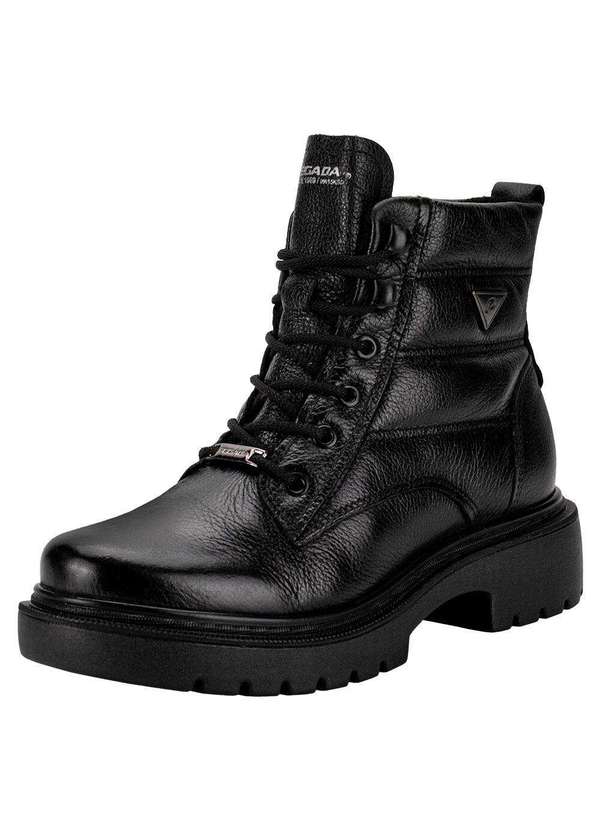 Pegada - Bota Feminina Coturno Pegada 282402 - Preto