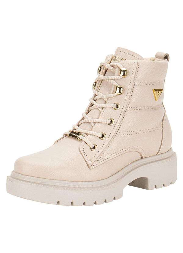 Pegada - Bota Feminina Coturno Pegada 282402 - Natural