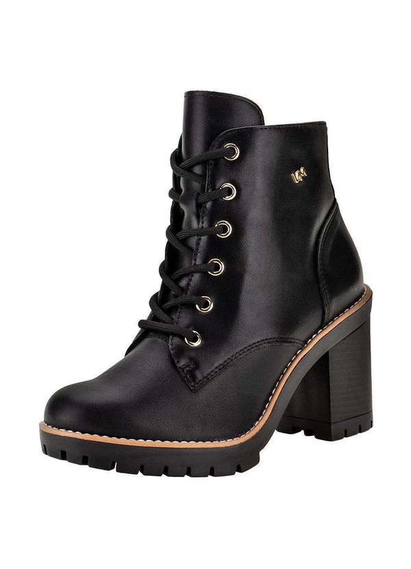 Via Marte - Bota Feminina Coturno Via Marte 006001 - Preto