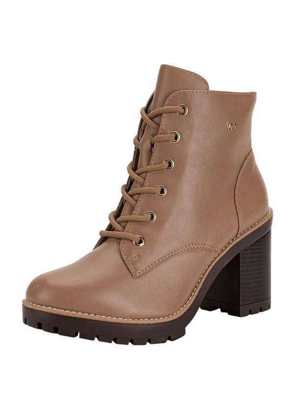 Via Marte - Bota Feminina Coturno Via Marte 006001 - Bege
