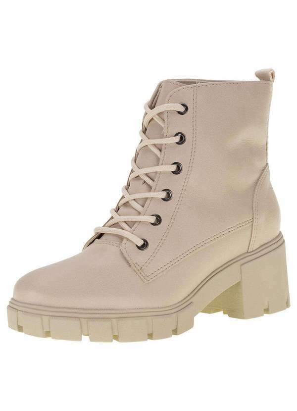 Via Marte - Bota Feminina Coturno Via Marte - 23309 - Bege