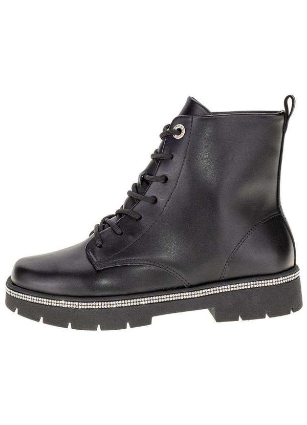 Bota Feminina Coturno Vizzano 3101201 Preto Clovis Calcados