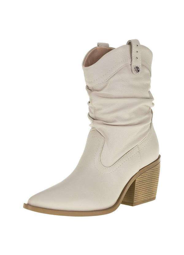 Bottero - Bota Feminina Country Cano Baixo Bottero - 349701 - Marfim