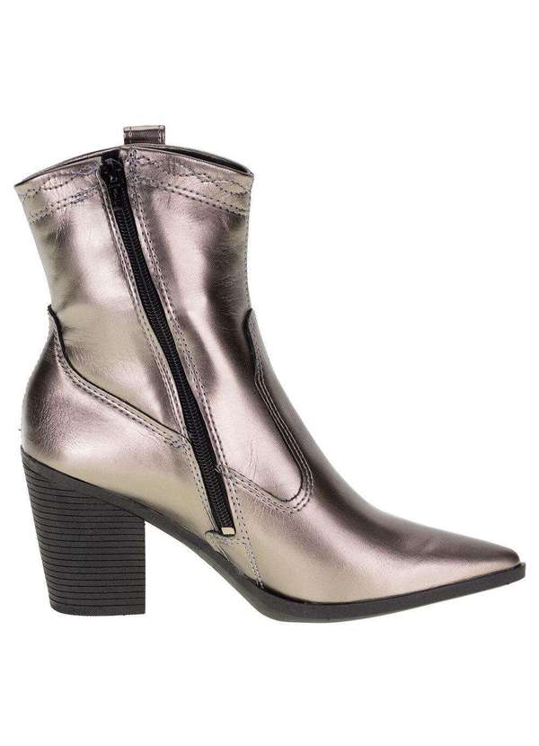 Mississipi - Bota Feminina Country Cano Baixo Mississipi - Q8824 - Cinza 5