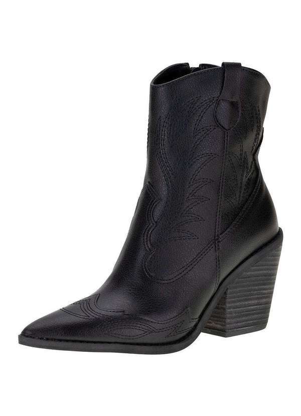 Suzana Santos - Bota Feminina Country Cano Baixo Suzana Santos - 356054798 - Preto