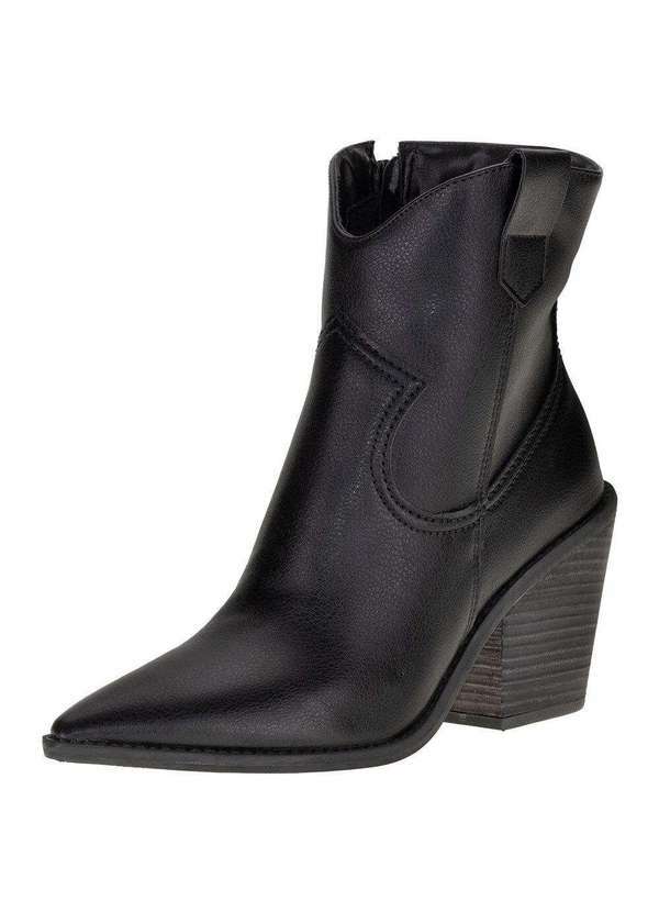 Suzana Santos - Bota Feminina Country Cano Baixo Suzana Santos - 356054799 - Preto