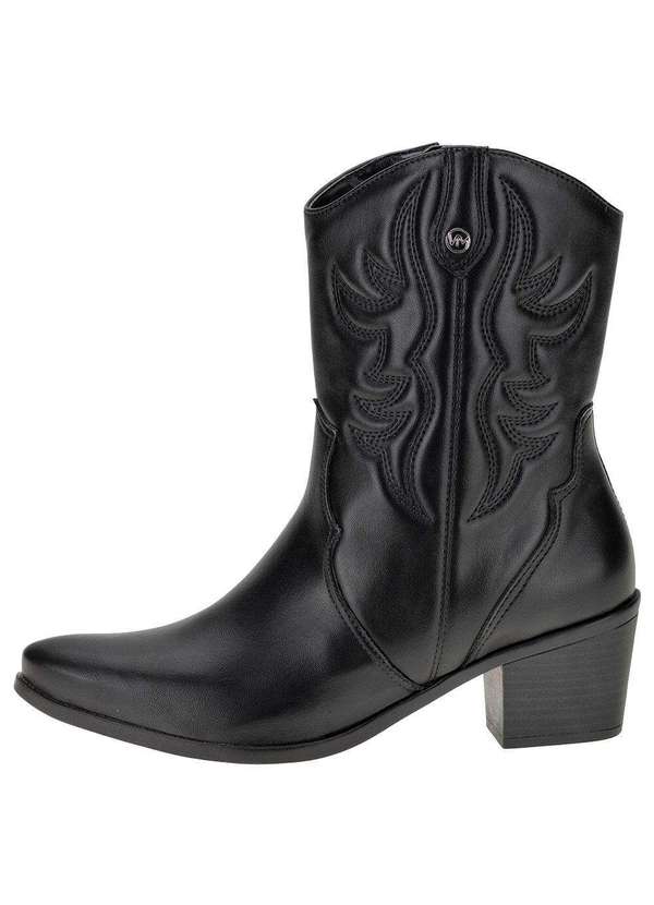 Via Marte - Bota Feminina Country Cano Baixo Via Marte - 231105 - Preto 2