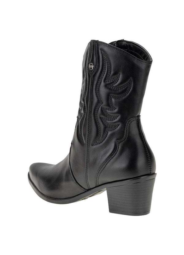 Via Marte - Bota Feminina Country Cano Baixo Via Marte - 231105 - Preto 3