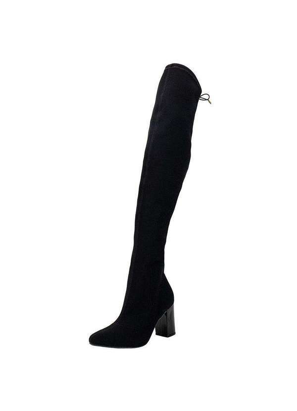 Via Marte - Bota Feminina Over The Knee Via Marte 021015 - Preto