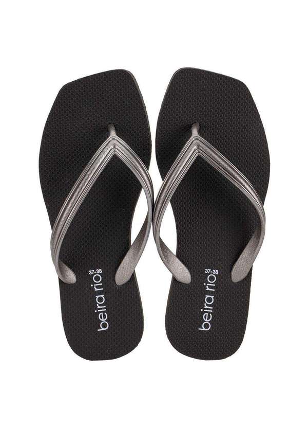 Beira Rio - Chinelo Feminino Beira Rio 8556900 - Preto/Grafite