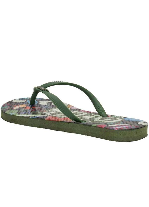 Coca Cola - Chinelo Feminino Coke Japan Style Coca Cola Cc3984 - Oliva 4