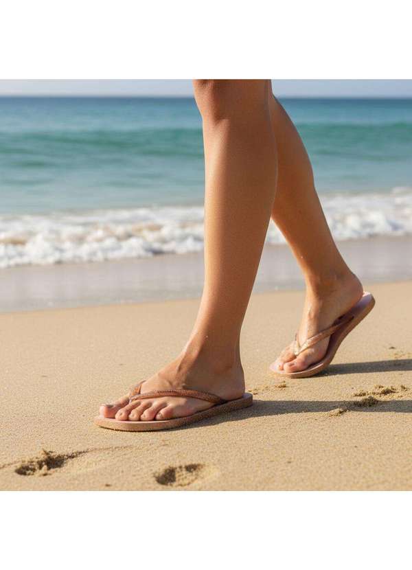 Ipanema - Chinelo Feminino Edge Maxi Glitter Ipanema - 27095 Ouro/Rosado 2